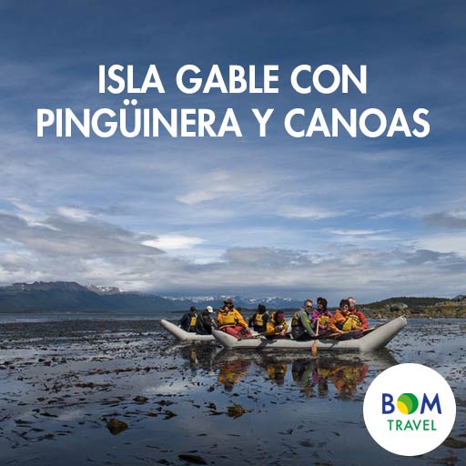 ISLA GABLE CON PINGÜINERA Y CANOAS